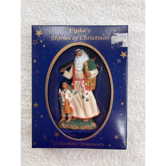 Pipka Ulvilden Stories Of Christmas Ornament #11415 San Nicolas Santa Holiday 4" - Picture 5 of 9